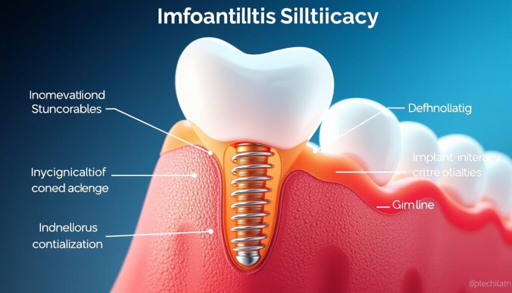 A clear, close-up view of the key factors that influence dental implant candidacy, captured in a detailed technical illustration. Crisp, high-resolution rendering of the bone structure, gum line, and other anatomical features relevant to implant suitability assessment. Bright, directional lighting illuminates the implant criteria in a clinical, educational manner, with a neutral, scientific color palette. Precise, technical angles showcase the implant-related components in a visually engaging way, conveying the important considerations for determining a patient's eligibility.