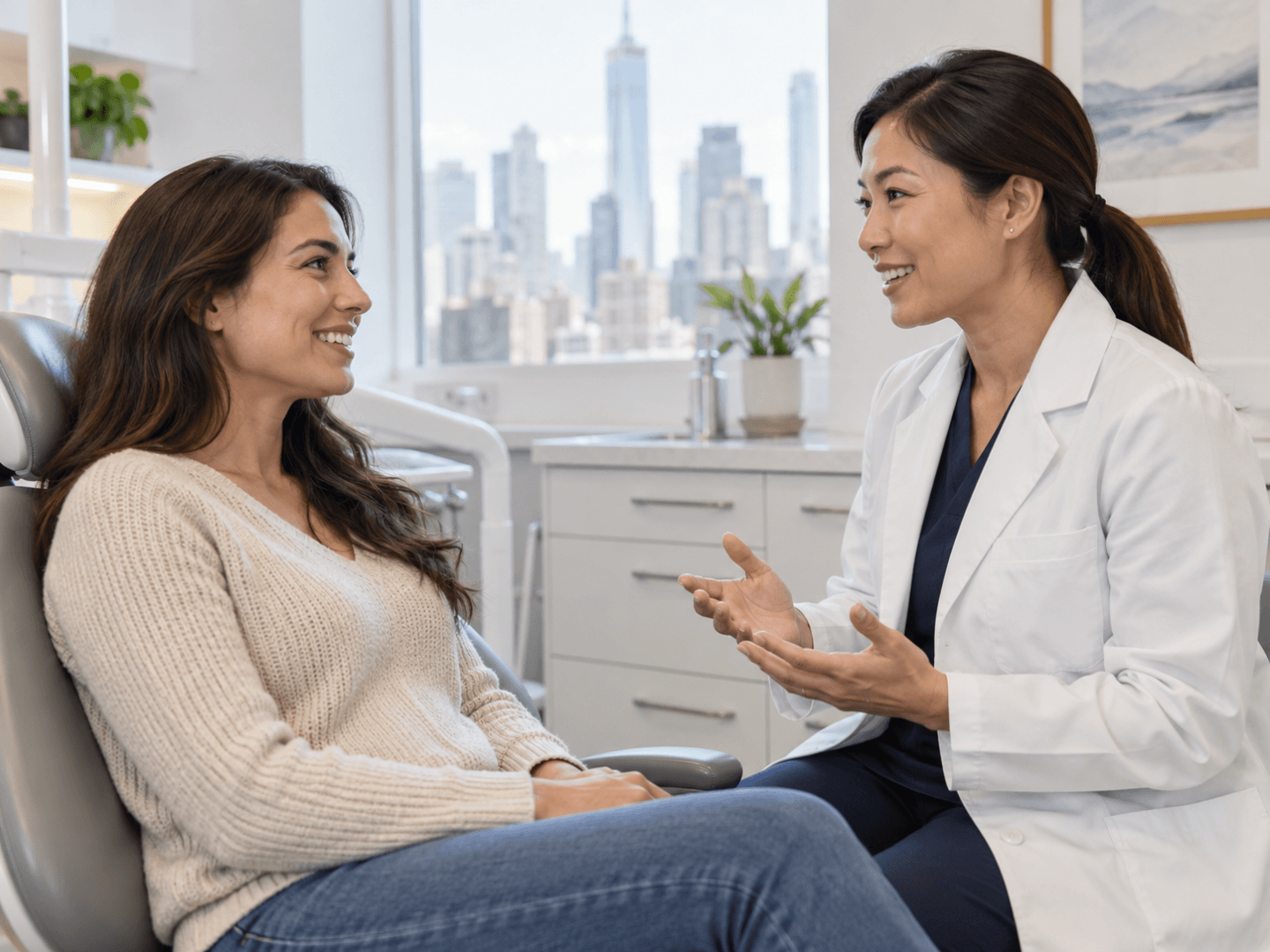Dental implant consultation at VisoDent NY on the Upper East Side in NYC
